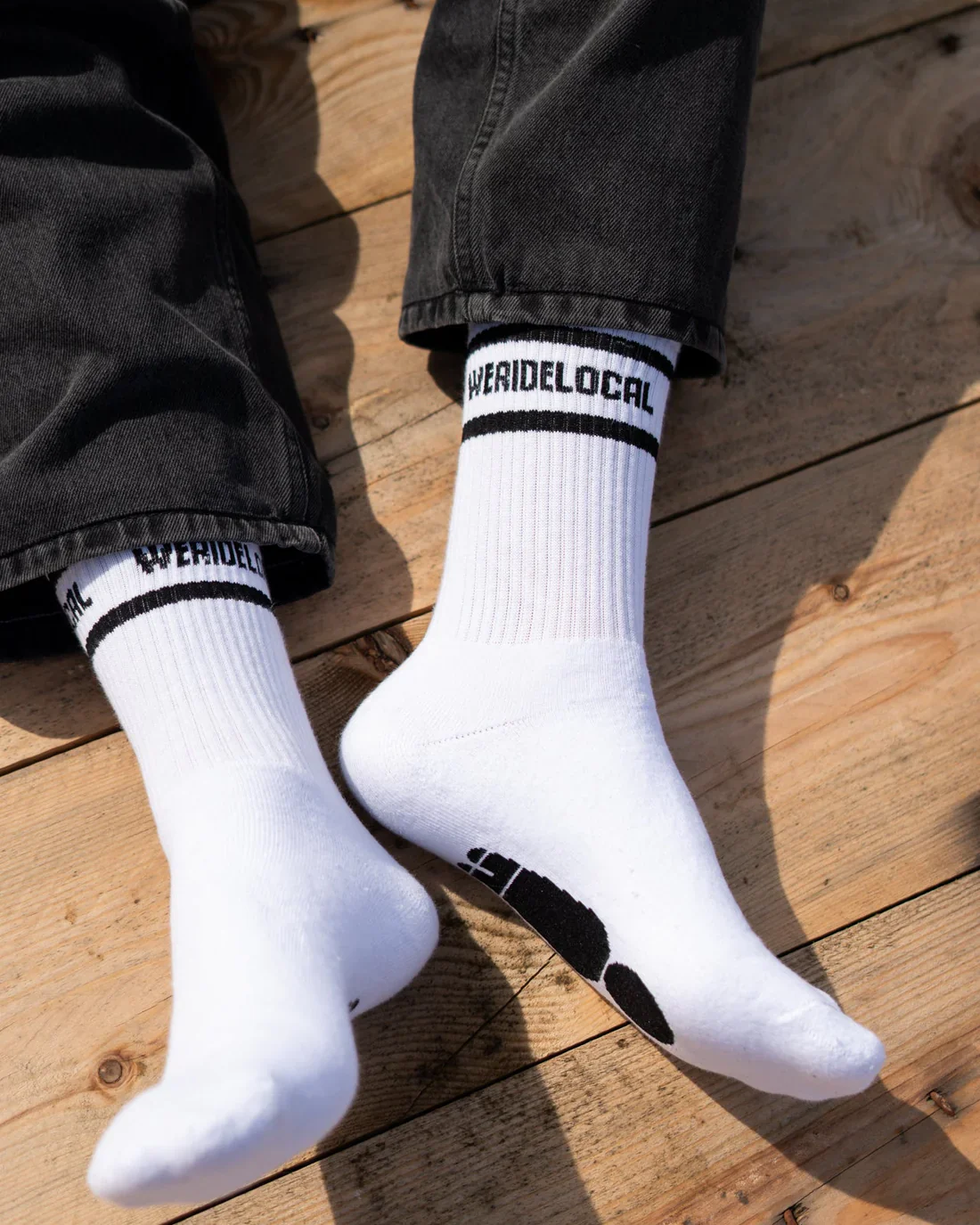 We Ride Local Unisex Division Socks White SDW_SS26 - Image 4