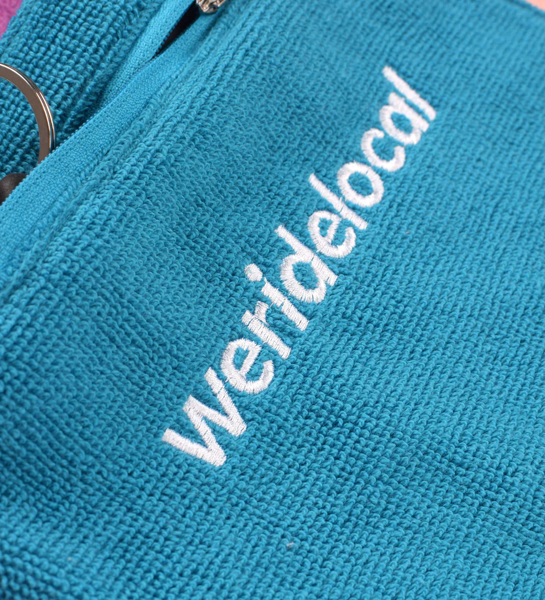 We Ride Local Unisex Rays Poncho Beach Towel Blue PRB_SS26 - Image 5