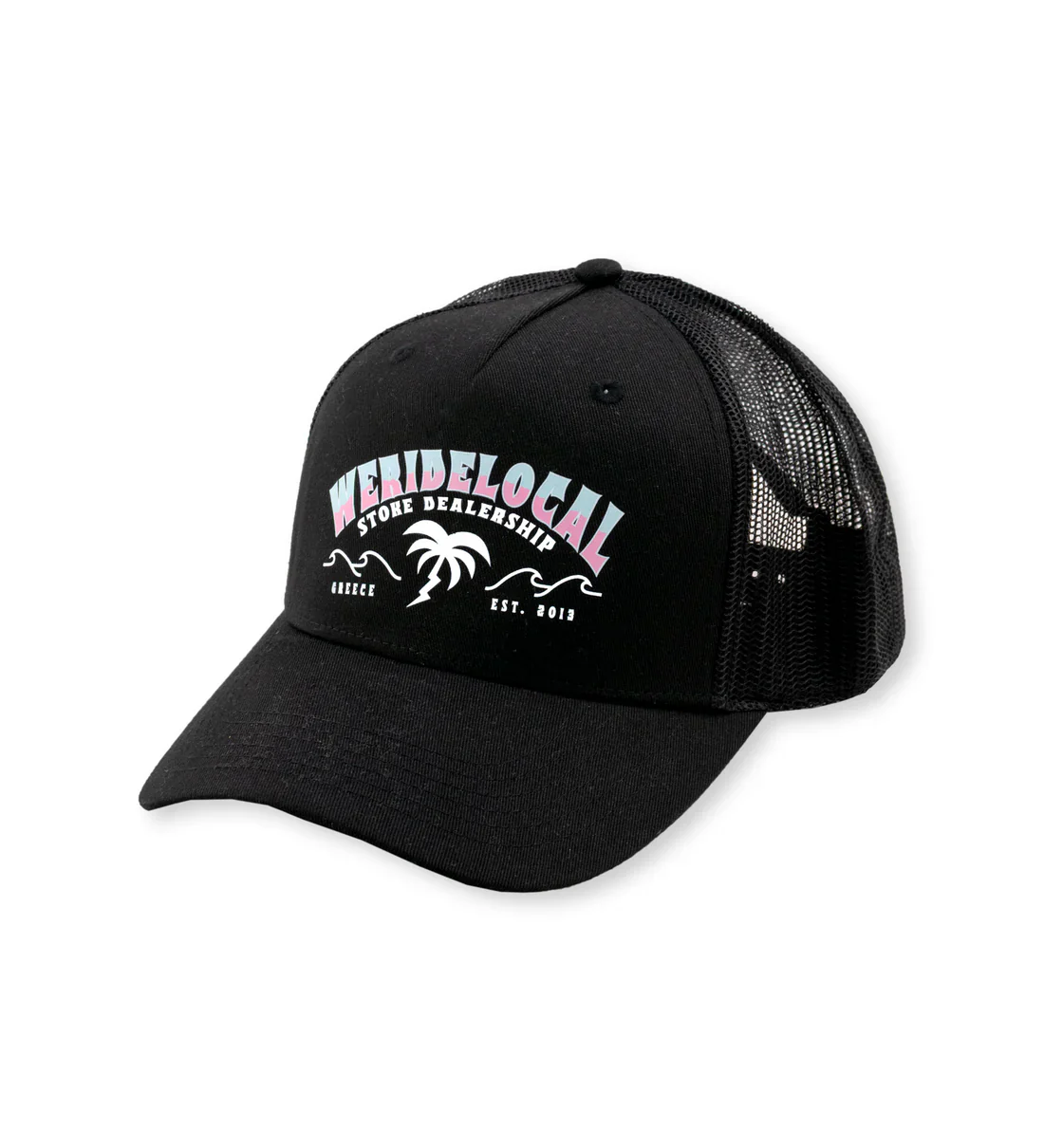 We Ride Local Unisex Swell Trucker Hat Black CSSB_SS26