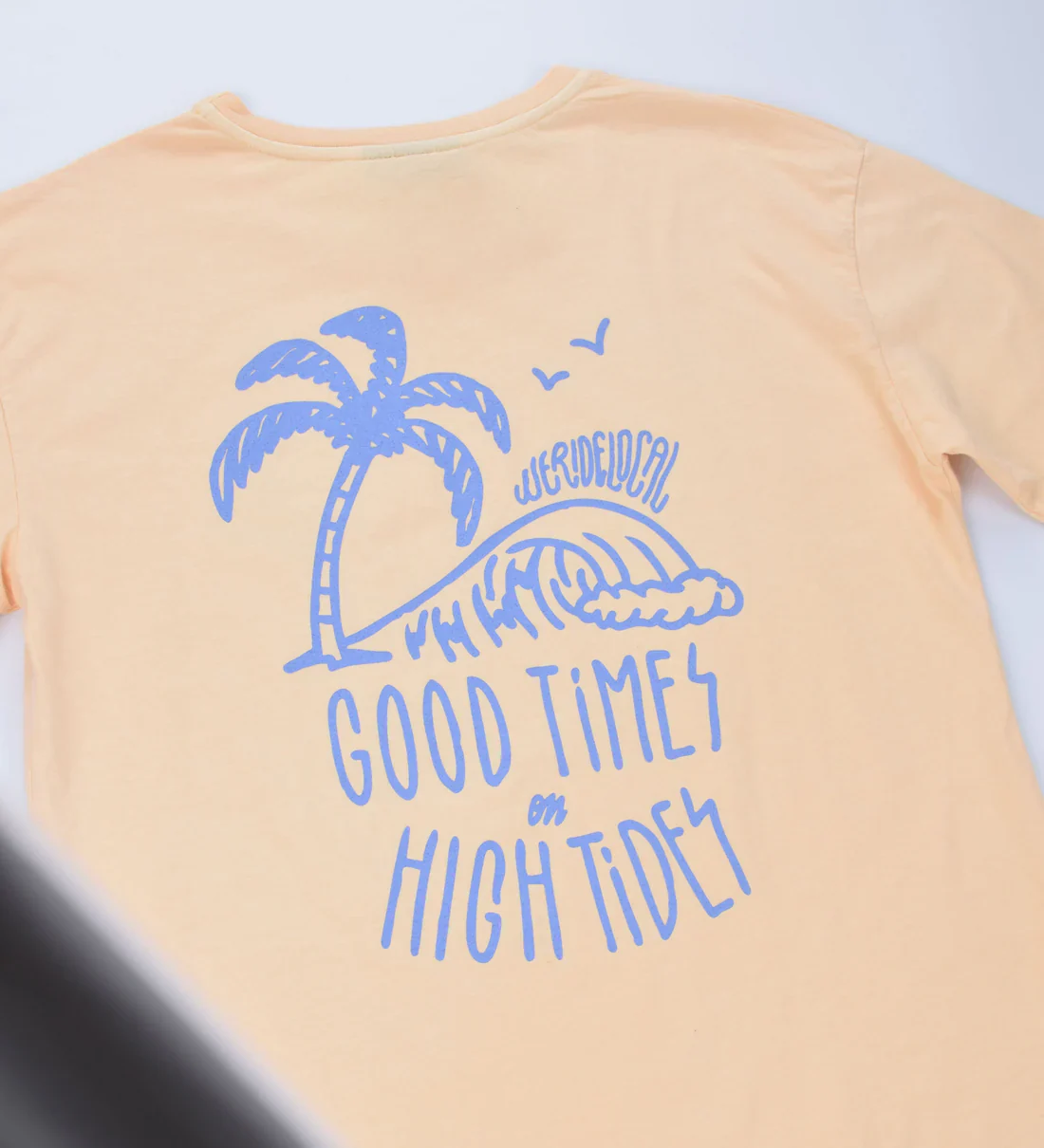 We Ride Local Women's Happy Hour T-shirt Peach FTGTP_SS26 - Image 3