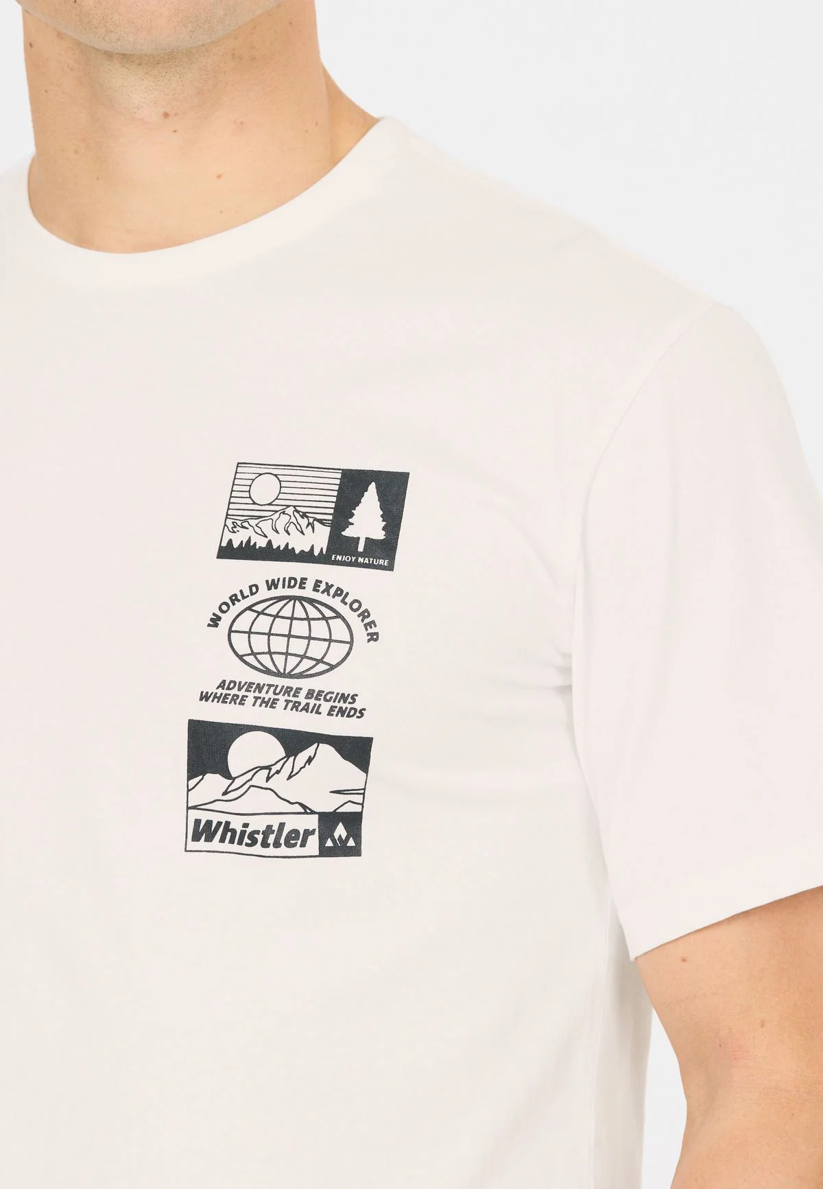 Whistler Men's Arwen T-Shirt White W261254-1002 - Image 4