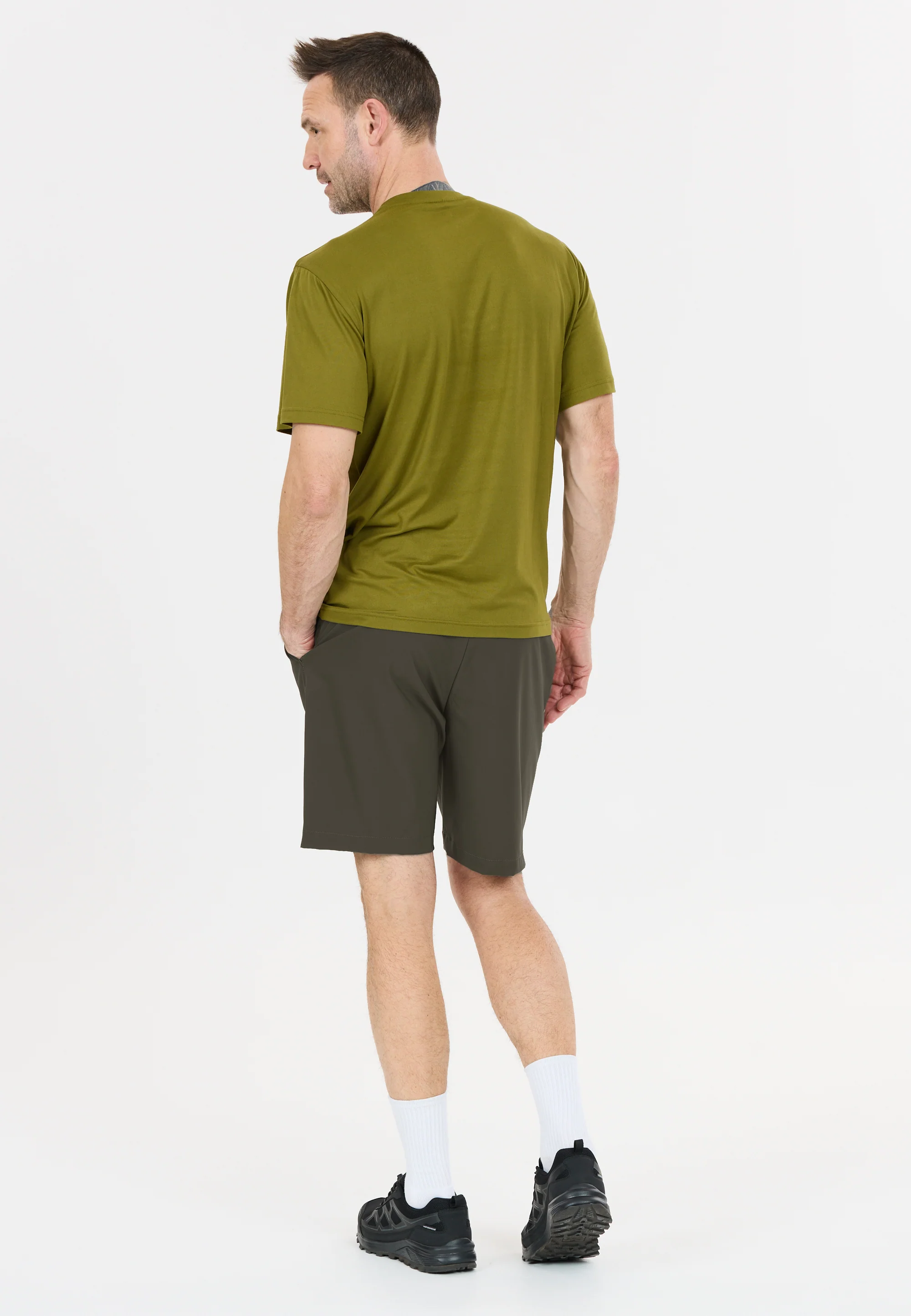 Whistler Men's Barrie Stretch Shorts Black Ink W261214-1071 - Image 9