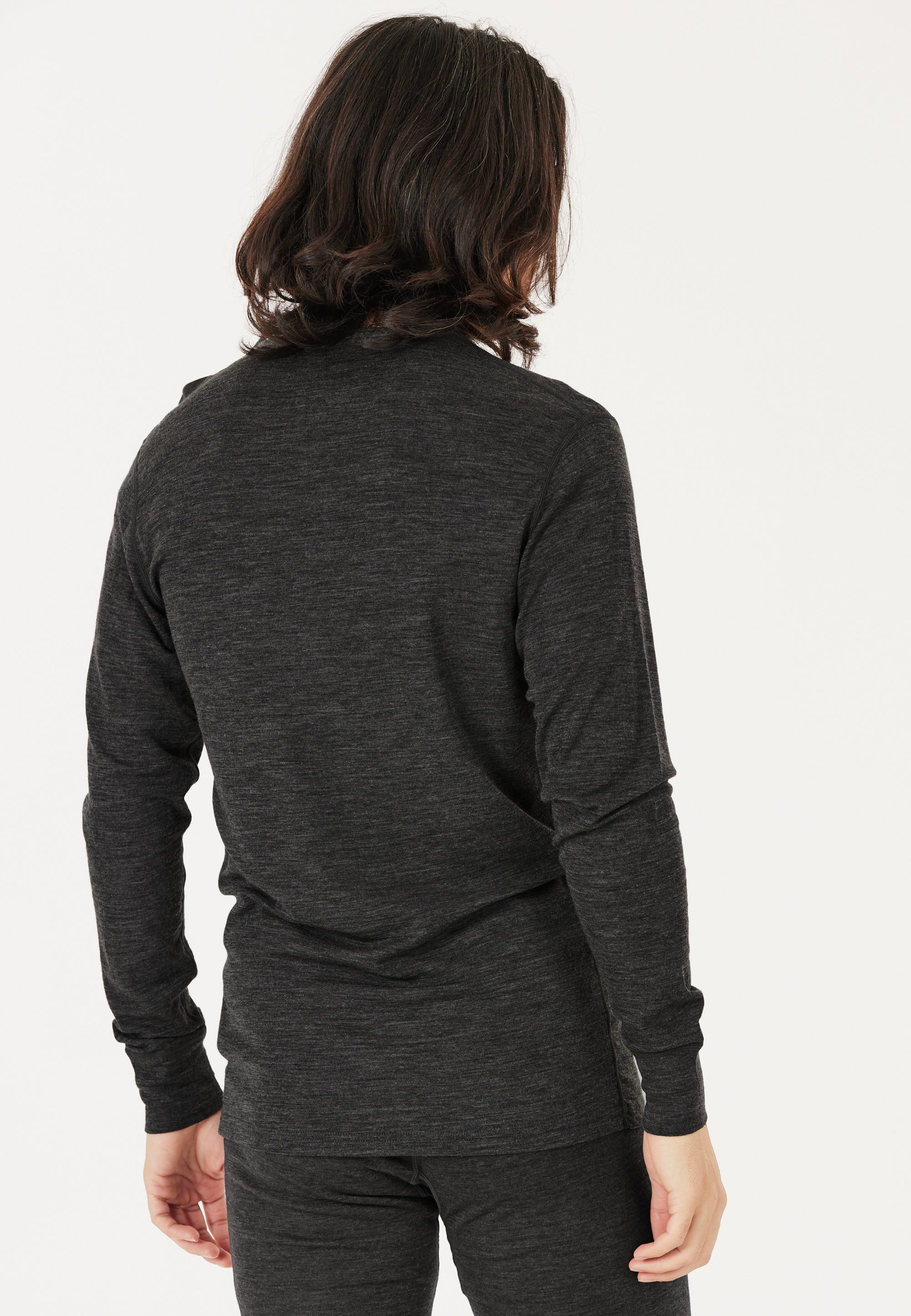 Whistler Men's Cerro M Merino Wool Baselayer Tee Black W233598-1001 - Image 3