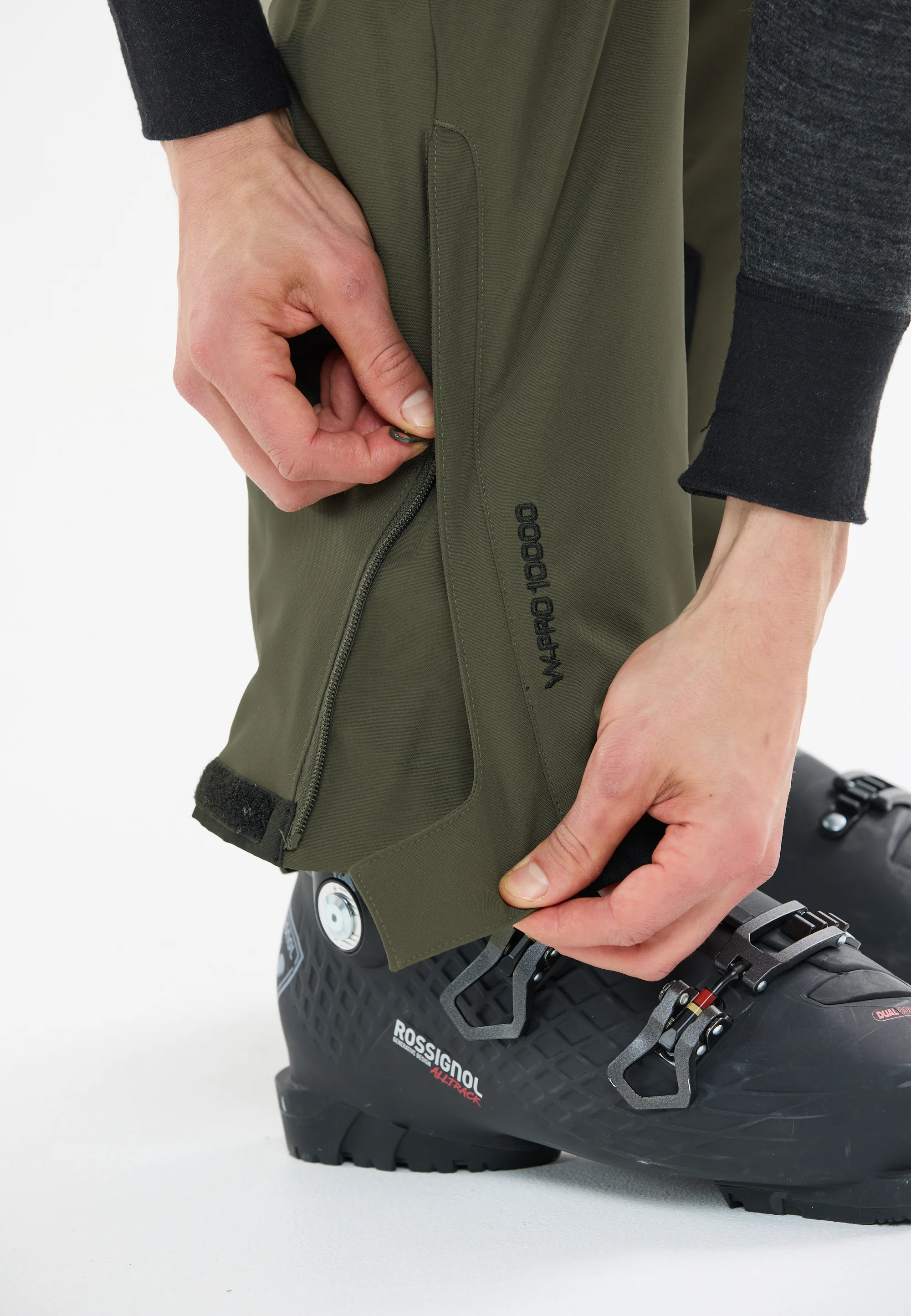 Whistler Men's Drizzle Ski Pant W-Pro 10000 Black Ink W233208-1071 - Image 13