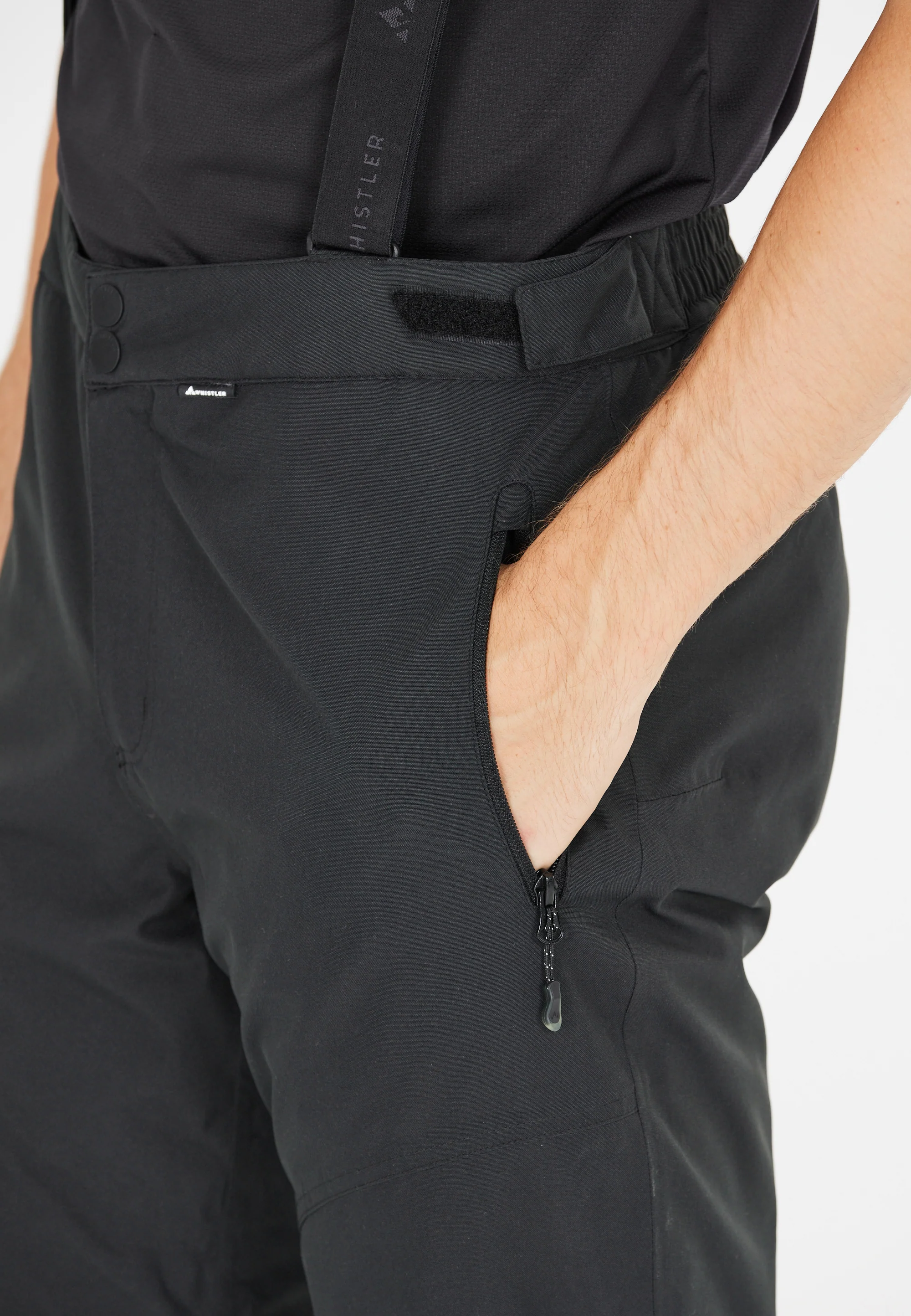 Whistler Men's Drizzle Ski Pant W-Pro 10000 Black W233208-1001 - Image 3