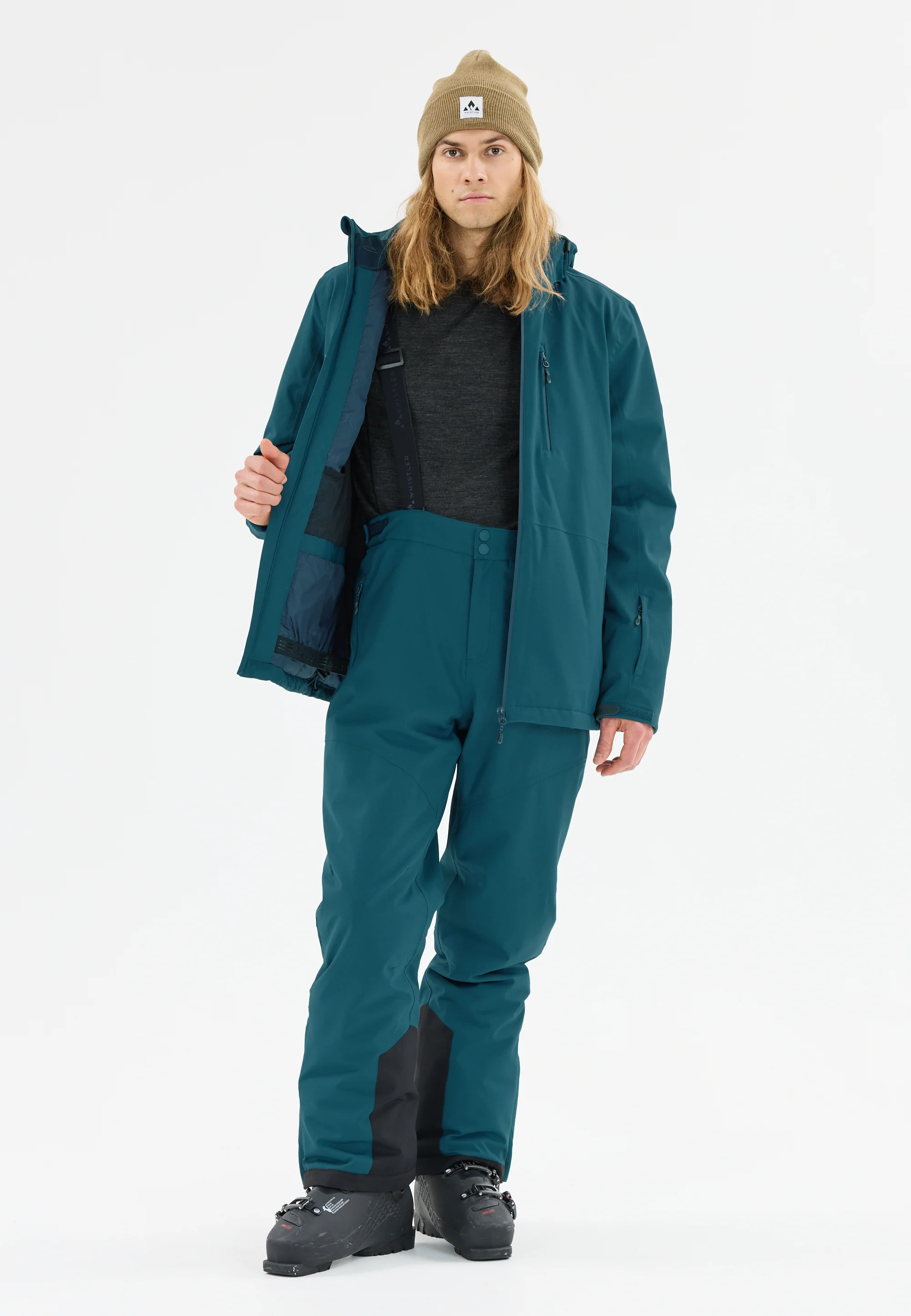 Whistler Men's Drizzle Snow Pants W-Pro 10000 Reflecting Pond W233208-2043 - Image 4