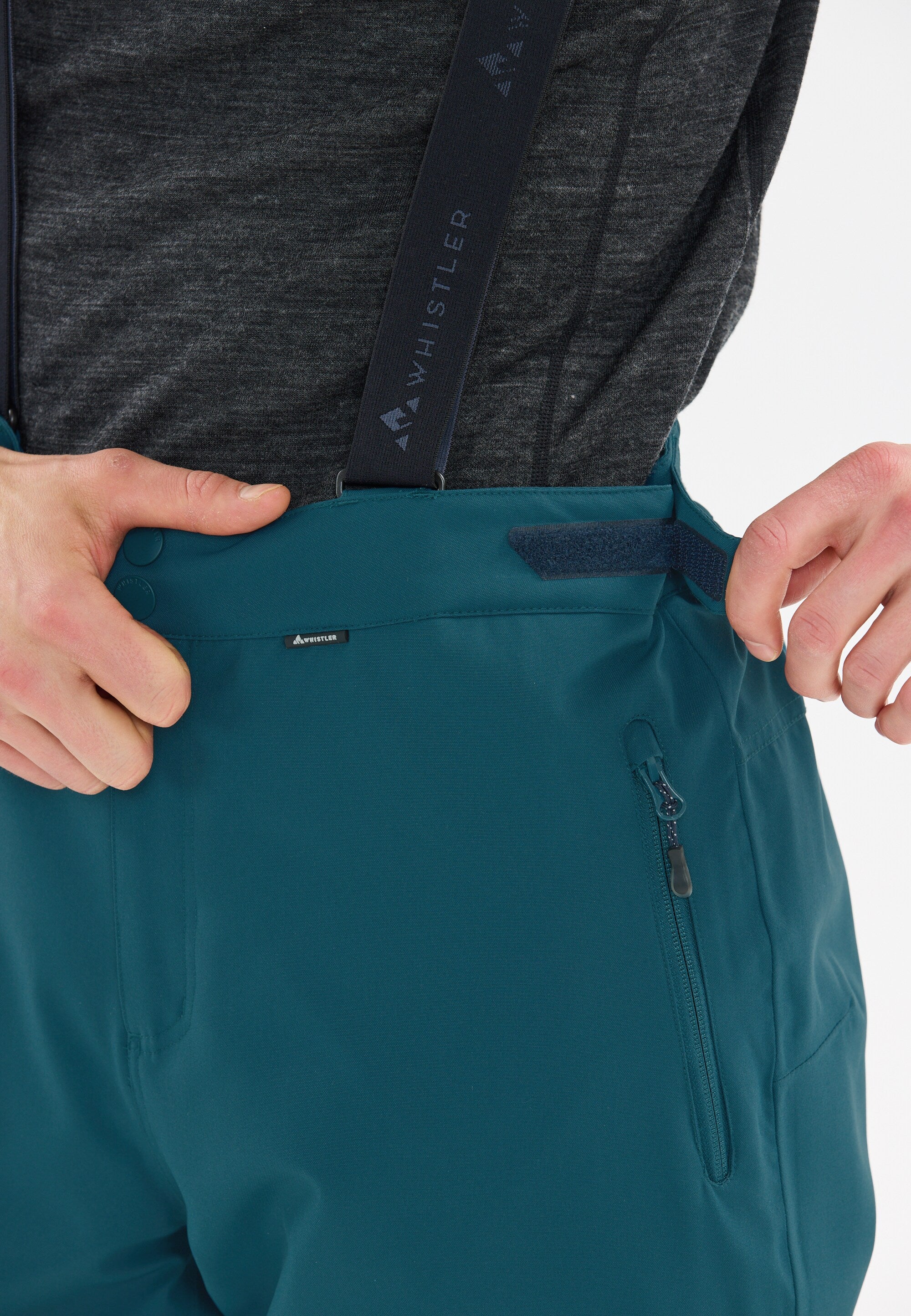 Whistler Men's Drizzle Snow Pants W-Pro 10000 Reflecting Pond W233208-2043 - Image 7