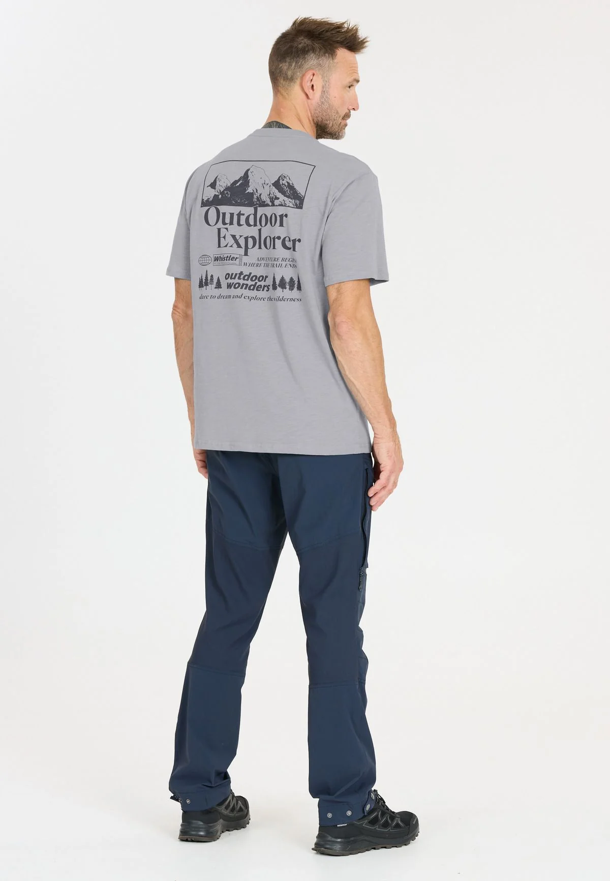 Whistler Men's Kunta T-Shirt Tradewinds W261241-4098 - Image 7