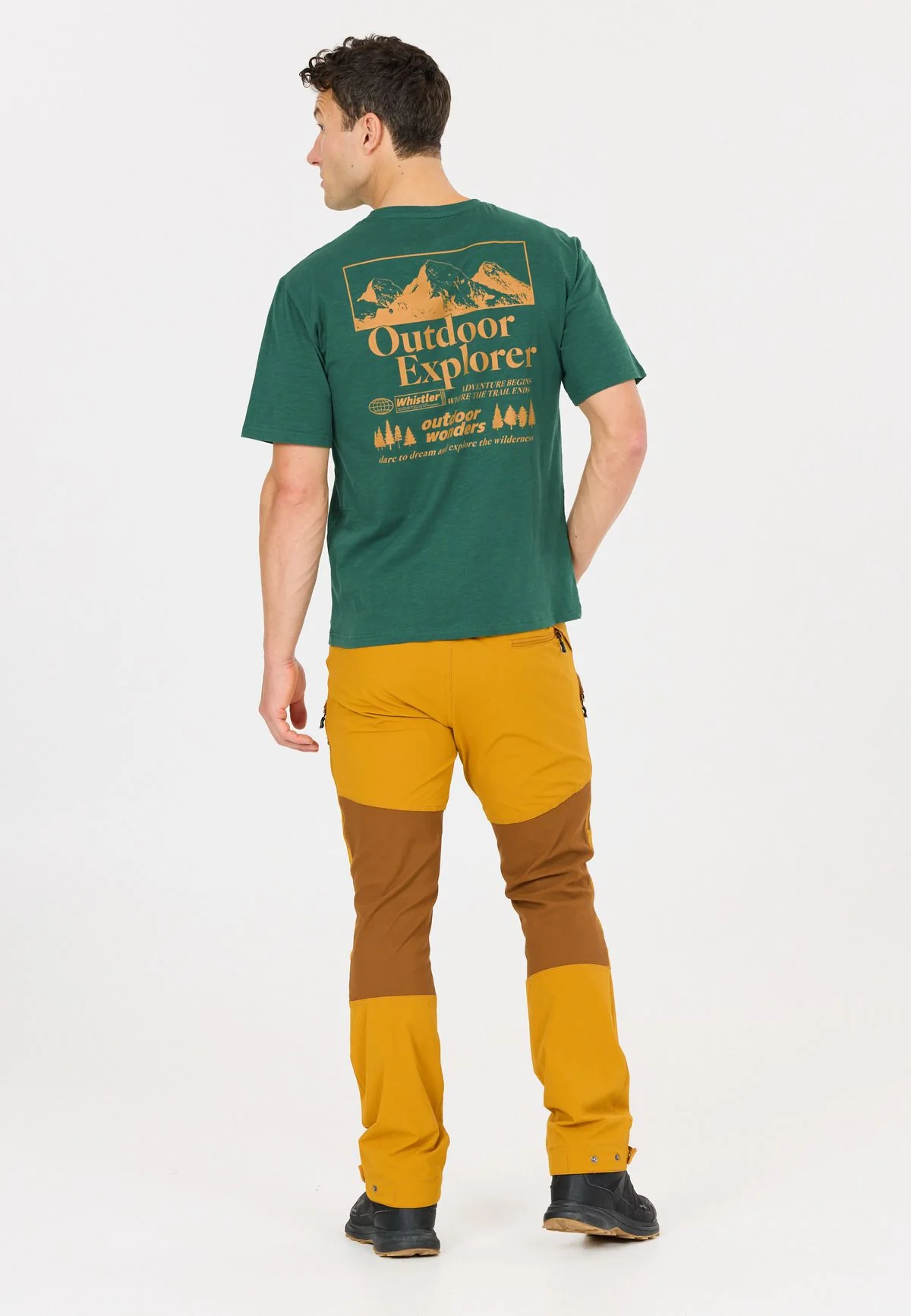 Whistler Men's Kunta T-Shirt Trekking Green W261241-3175 - Image 7