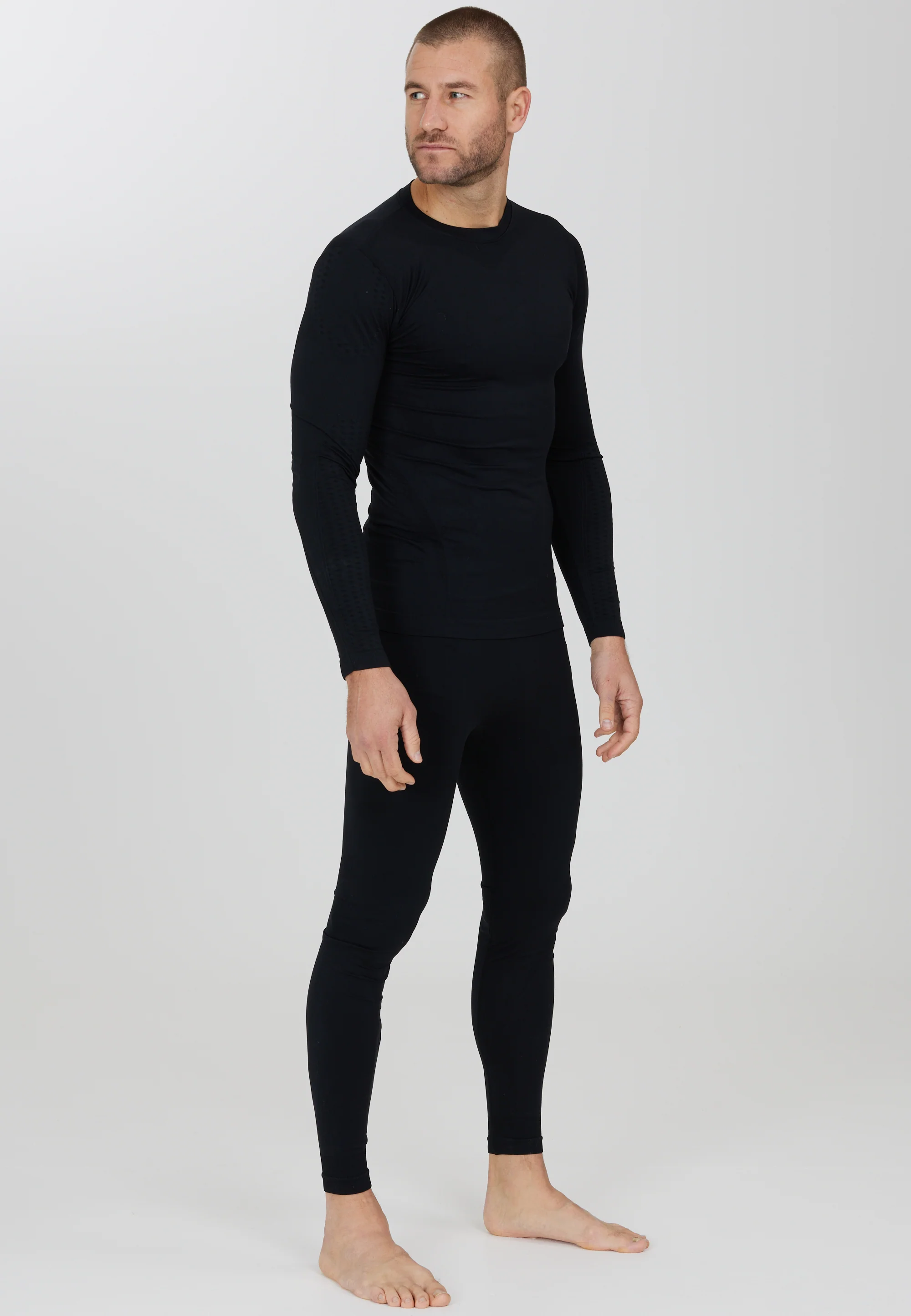 Whistler Men's Pree Seamless Underwear Set Black W143278-1001 - Image 5