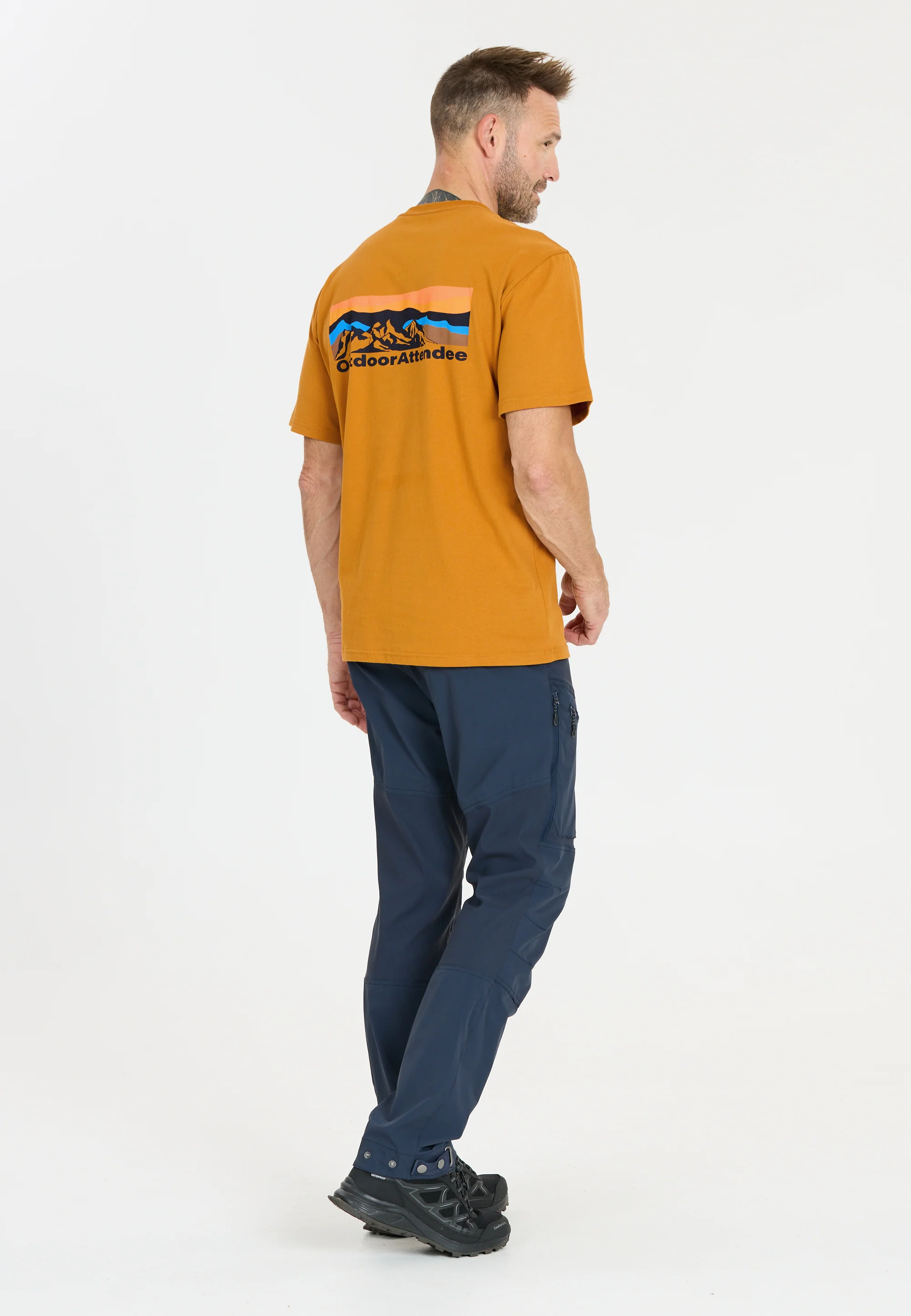 Whistler Men's Saloma T-Shirt Buckthorn Brown W261247_5101 - Image 6