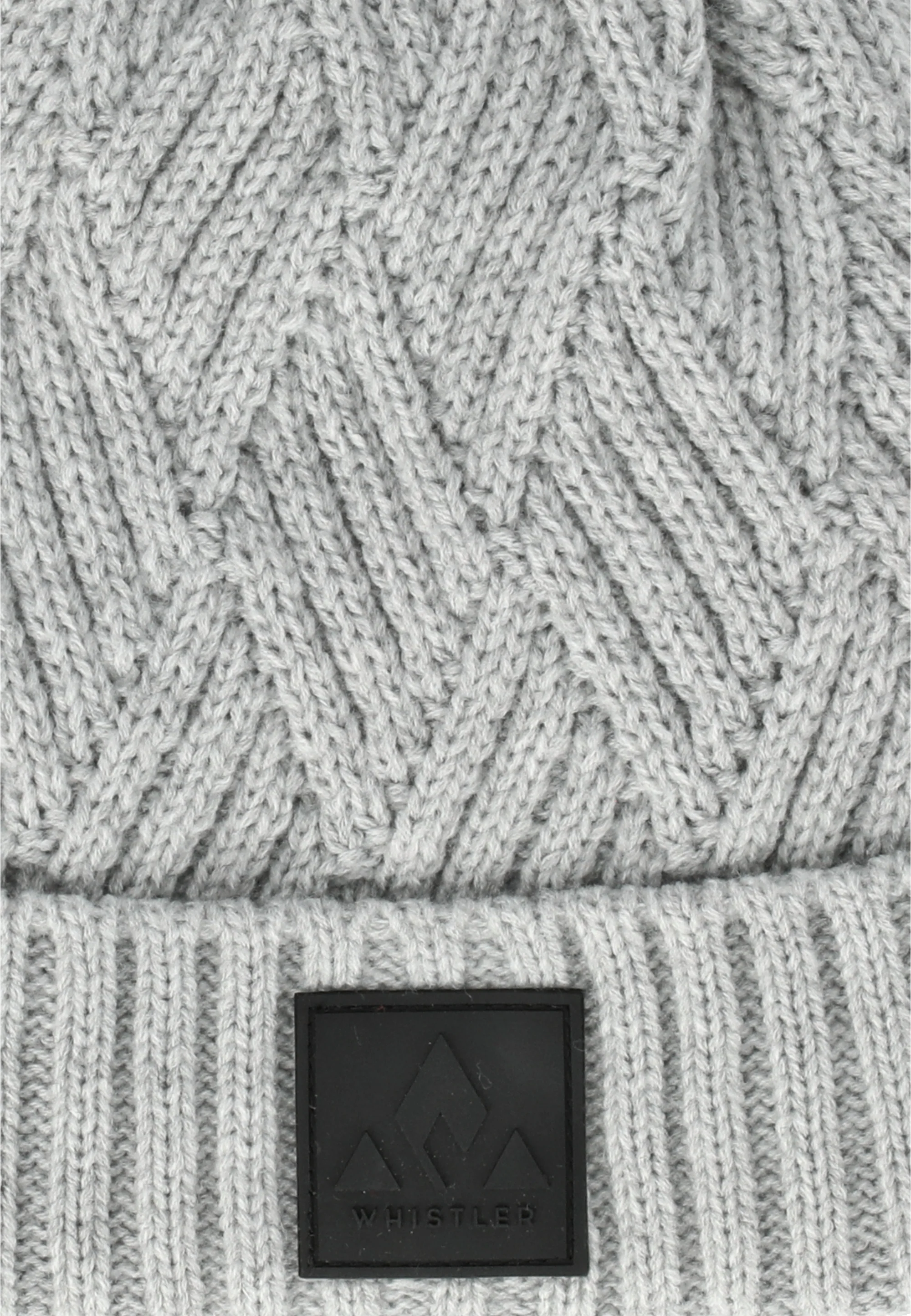 Whistler Unisex Fjord Beanie Light Grey Melange W243903-1005 - Image 3
