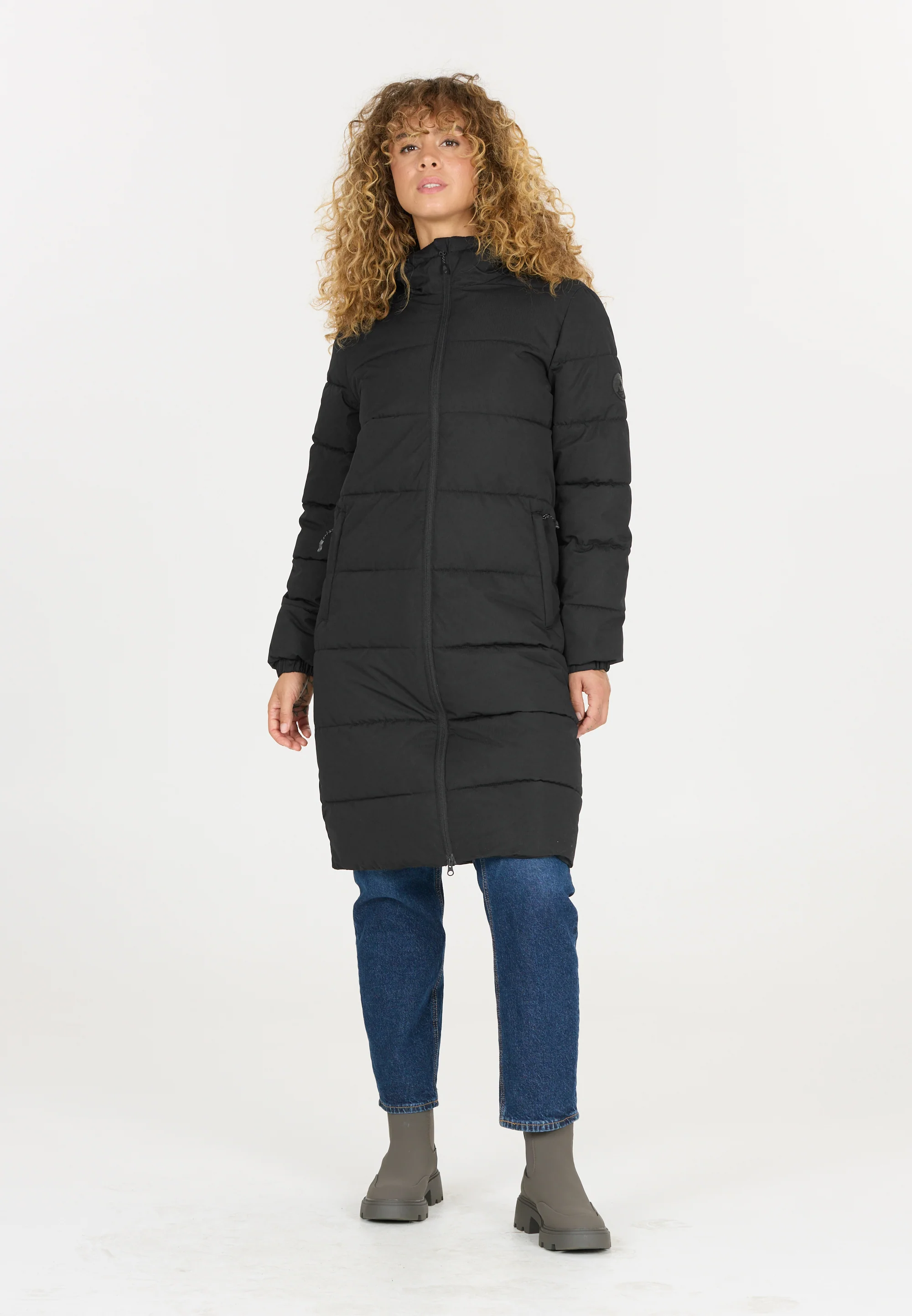 Whistler Women's Abella Long Padded Jacket Black W213136-1001 - Image 7