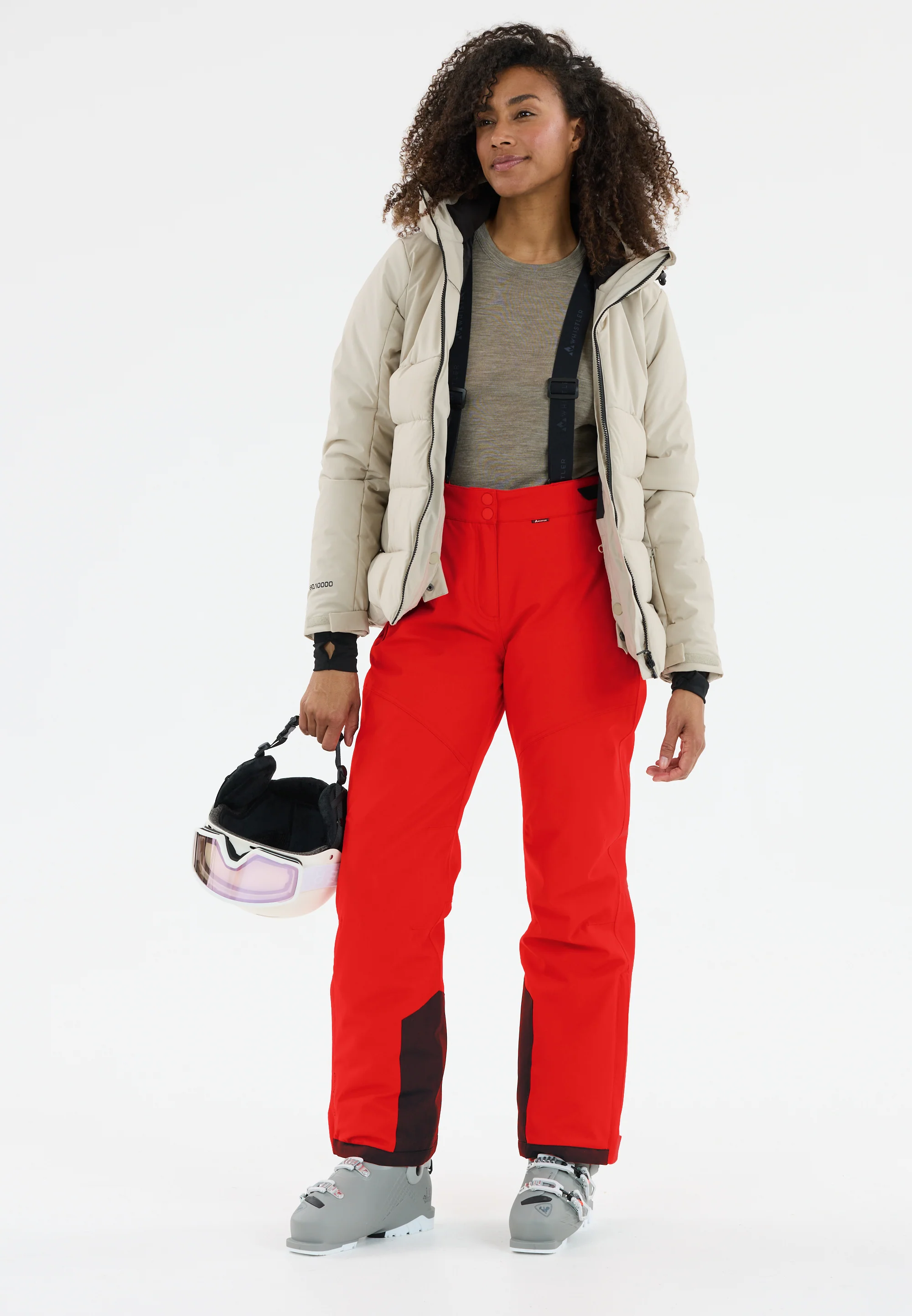 Whistler Women's Drizzle Ski Pant W-Pro 10000 True Red W233188-4367 - Image 7