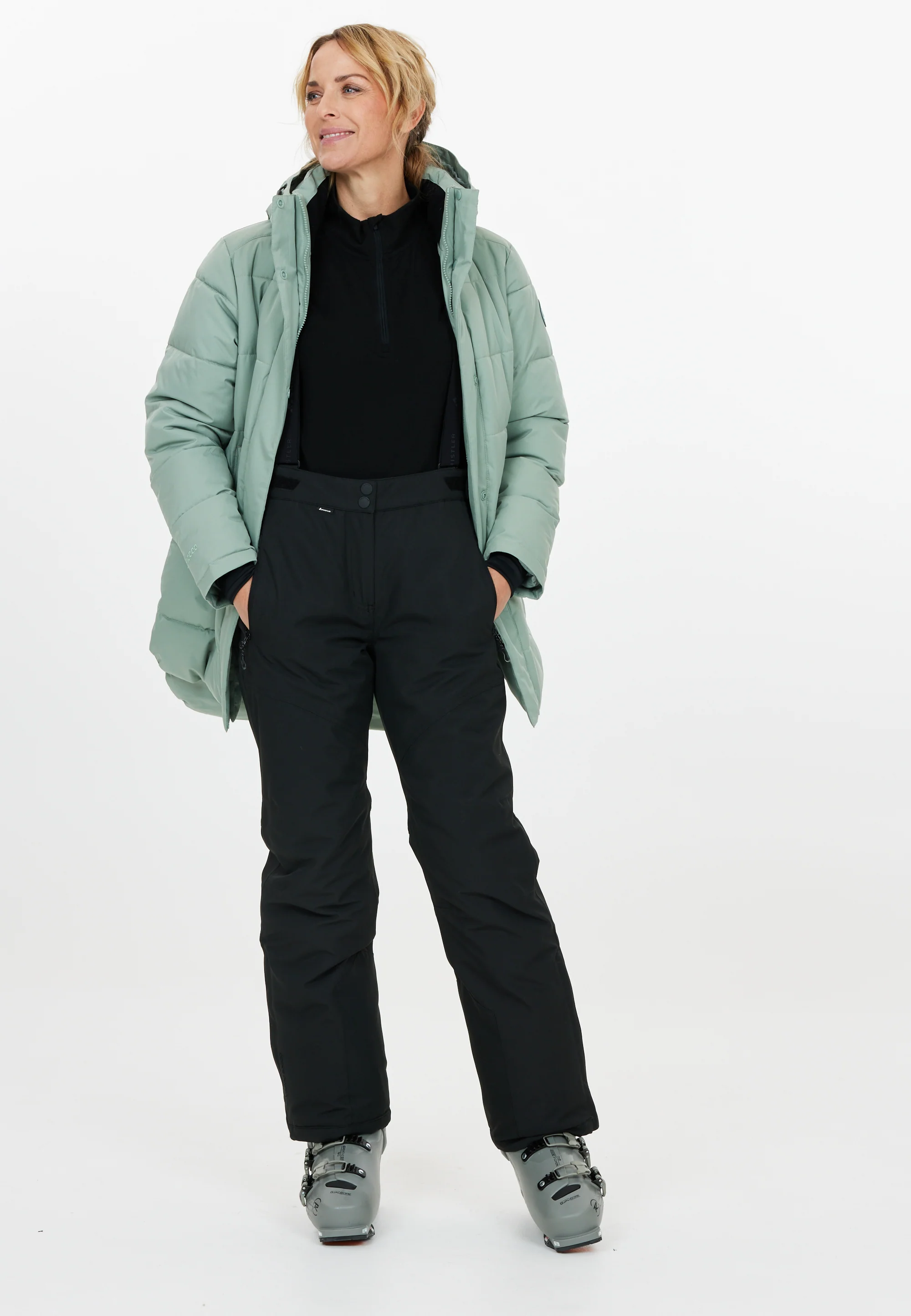 Whistler Women's Drizzle Snow Pants W-Pro 10000 Black W233188-1001 - Image 6
