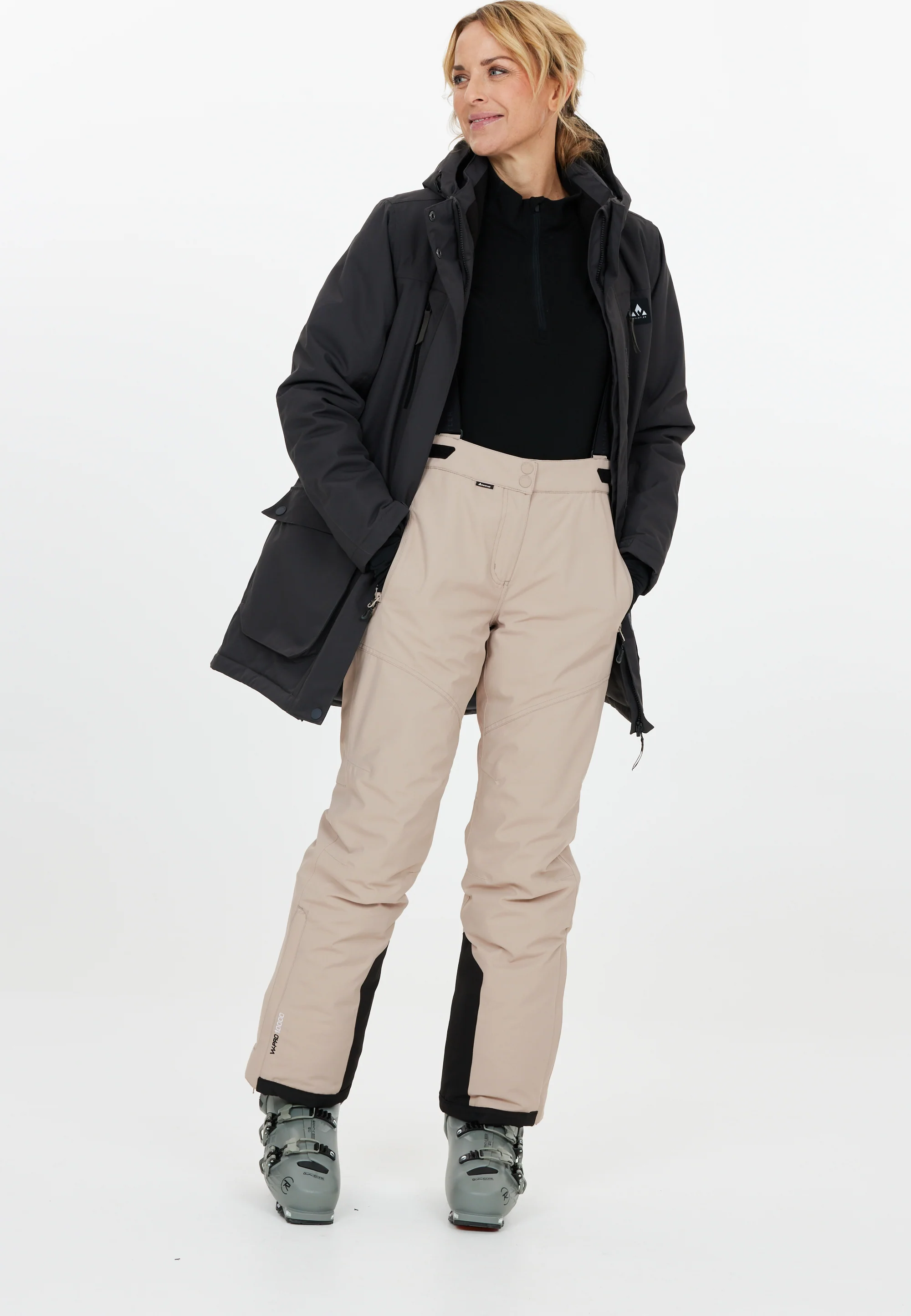 Whistler Women's Drizzle Snow Pants W-Pro 10000 Simply Taupe W233188-1136 - Image 3