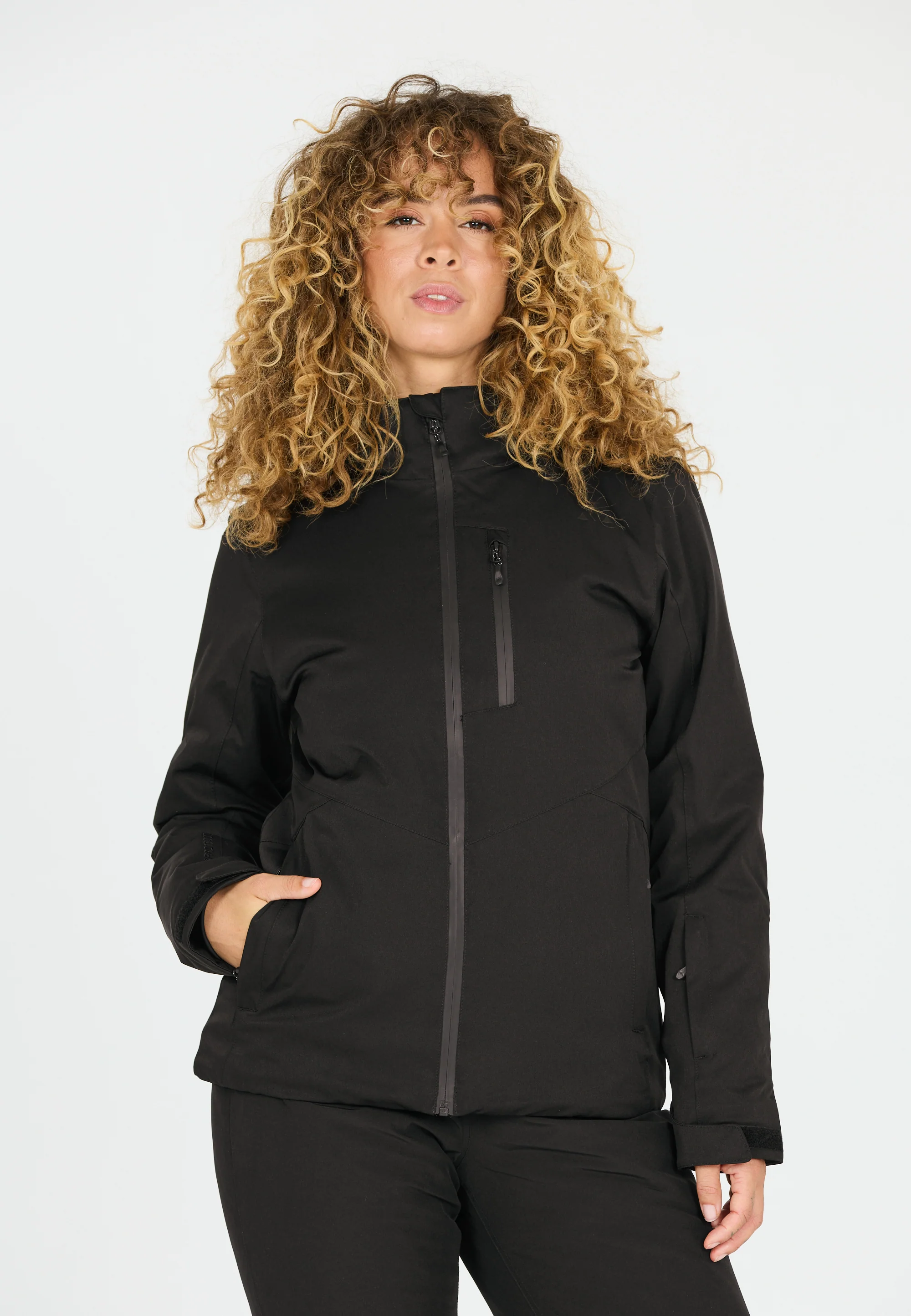 Whistler Women's Jada Stretch Ski Jacket W-PRO 15000 Black W213109-1001 - Image 11