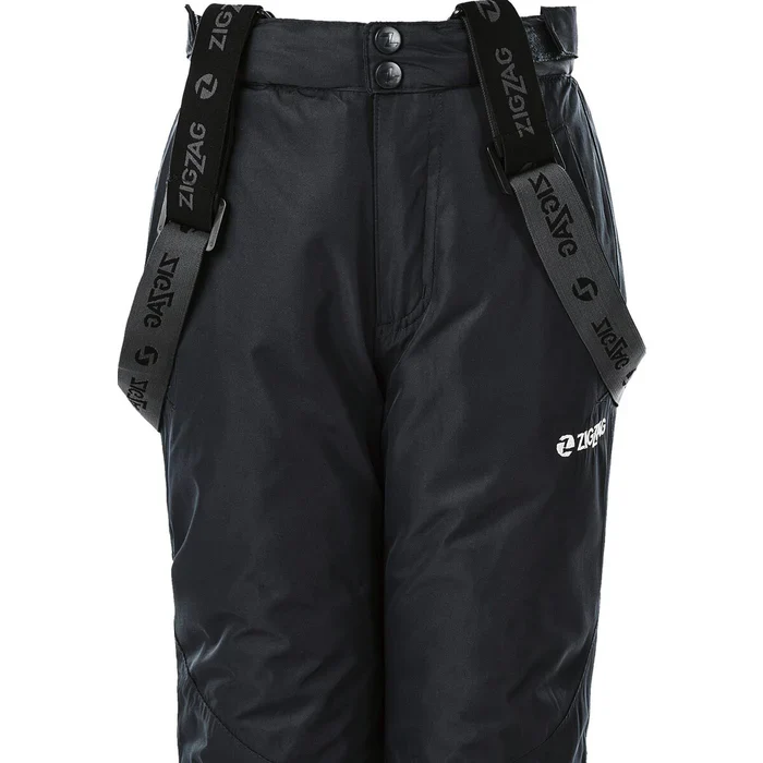 Zig Zag Kid's Provo Ski Pants (6-14 Years) W-PRO 10000 Black Z163076-1001 - Image 3