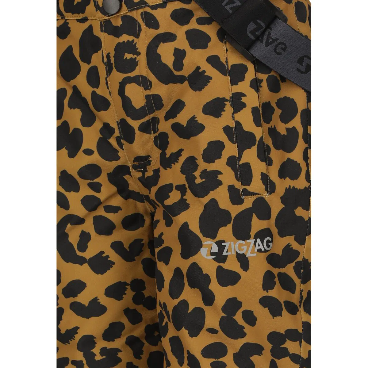 Zig Zag Kid's Soho Printed Ski Pant W-Pro 10000 (6-14 Years) Dull Gold Z213011-5263 - Image 3