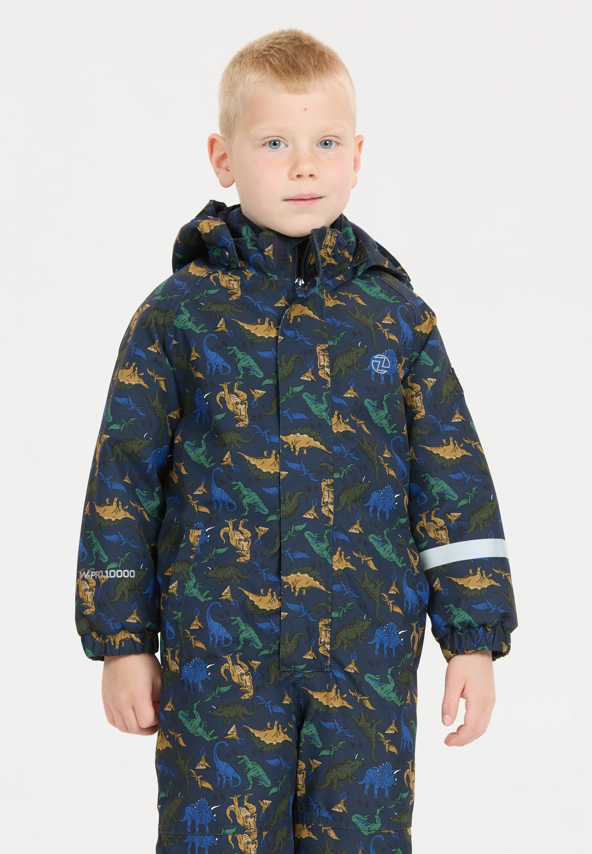 Zig Zag Kids' Tower Printed Coverall (2-5 Years) W-Pro 10000 Tiger's Eye Z213005-1066 - Image 10